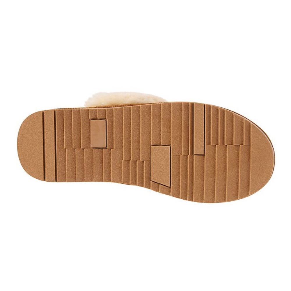 NIB Beach By Matisse Latigo Slipper WomenS SZ 10 Tan Shearling Slip-On Clogs - Picture 11 of 12
